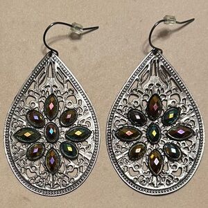 Premier Designs Filigree Teardrop Earrings